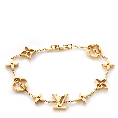 lv pattern gold|louis vuitton gold bracelets.